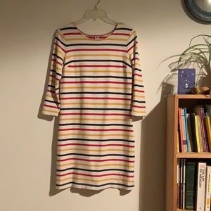 Back to school cotton long sleeve t-shirt dress